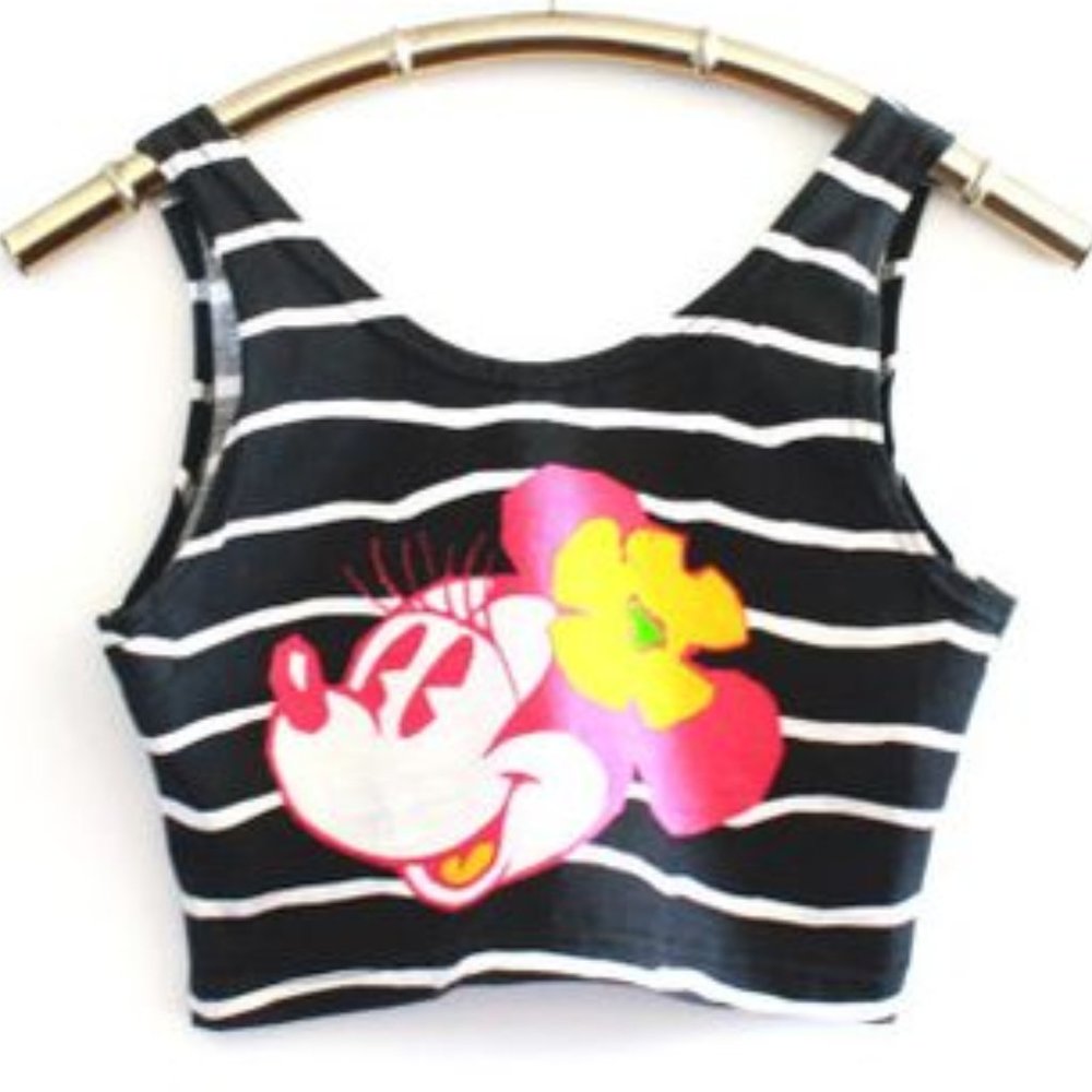 Rare Vintage Minnie Mouse Crop Top by Mickey & Co by J.G. Hook